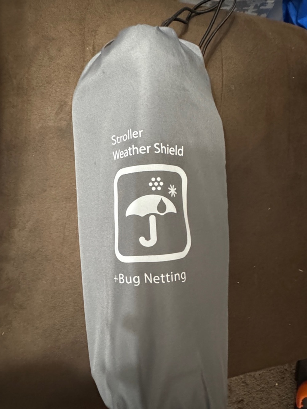Stroller Weather Shield with Bug Netting - Gray